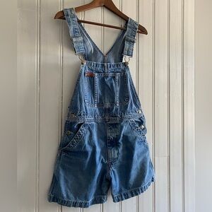 VINTAGE IKEDA overalls short denim overalls size small